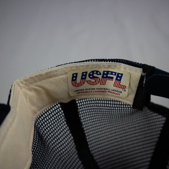 USFL LA Express Los Angeles Mesh Snapback 1990s Vintage - Picture 7 of 8